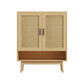 Artiss Shoe Rack Cabinet Rattan 5-tier 20 Pairs Dani