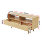 Vali 120cm TV Cabinet Entertainment Unit Stand Wooden Storage Scandinavian - Wood