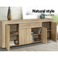 Caius Wooden Buffet Sideboard - Oak