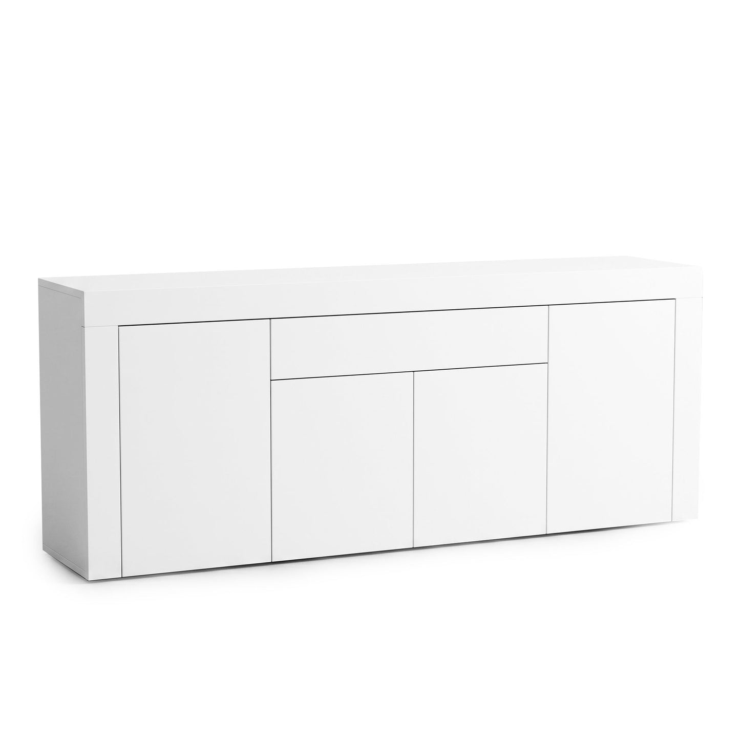 Caius Buffet Sideboard Cabinet 180cm Cupboard Pantry Storage Drawer - White