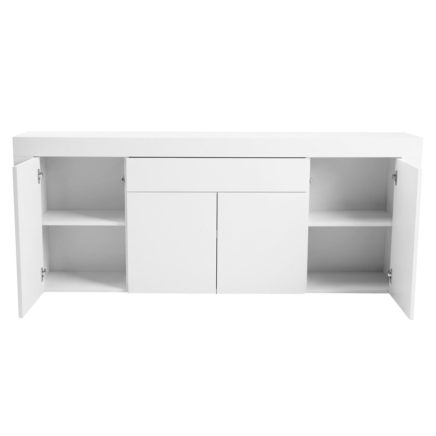 Caius Buffet Sideboard Cabinet 180cm Cupboard Pantry Storage Drawer - White