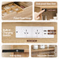 Dressing Table LED Vanity Desk Charging Station - Wood