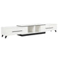 Briseis Extendable TV Cabinet Entertainment Unit Stand - White