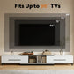 Briseis Extendable TV Cabinet Entertainment Unit Stand - White