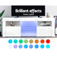 Dahlia 145cm TV Cabinet Entertainment Unit Stand RGB LED Gloss Furniture - White