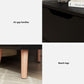 Reno Bedside Tables Nightstand with 2 Drawers - Black