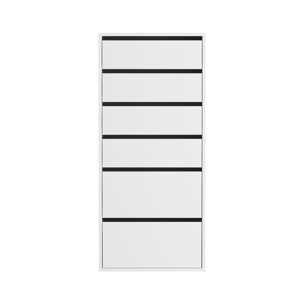 Artiss 6 Chest of Drawers Dresser Tallboy - White