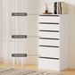 Artiss 6 Chest of Drawers Dresser Tallboy - White