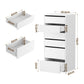 Artiss 2x Chest of 6 Drawers Dresser Tallboy White