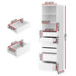 Artiss 6 Chest of Drawers Tallboy Cabinet - White