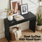 Console Table Hallway Sofa Entryway Entrance 120CM - Black