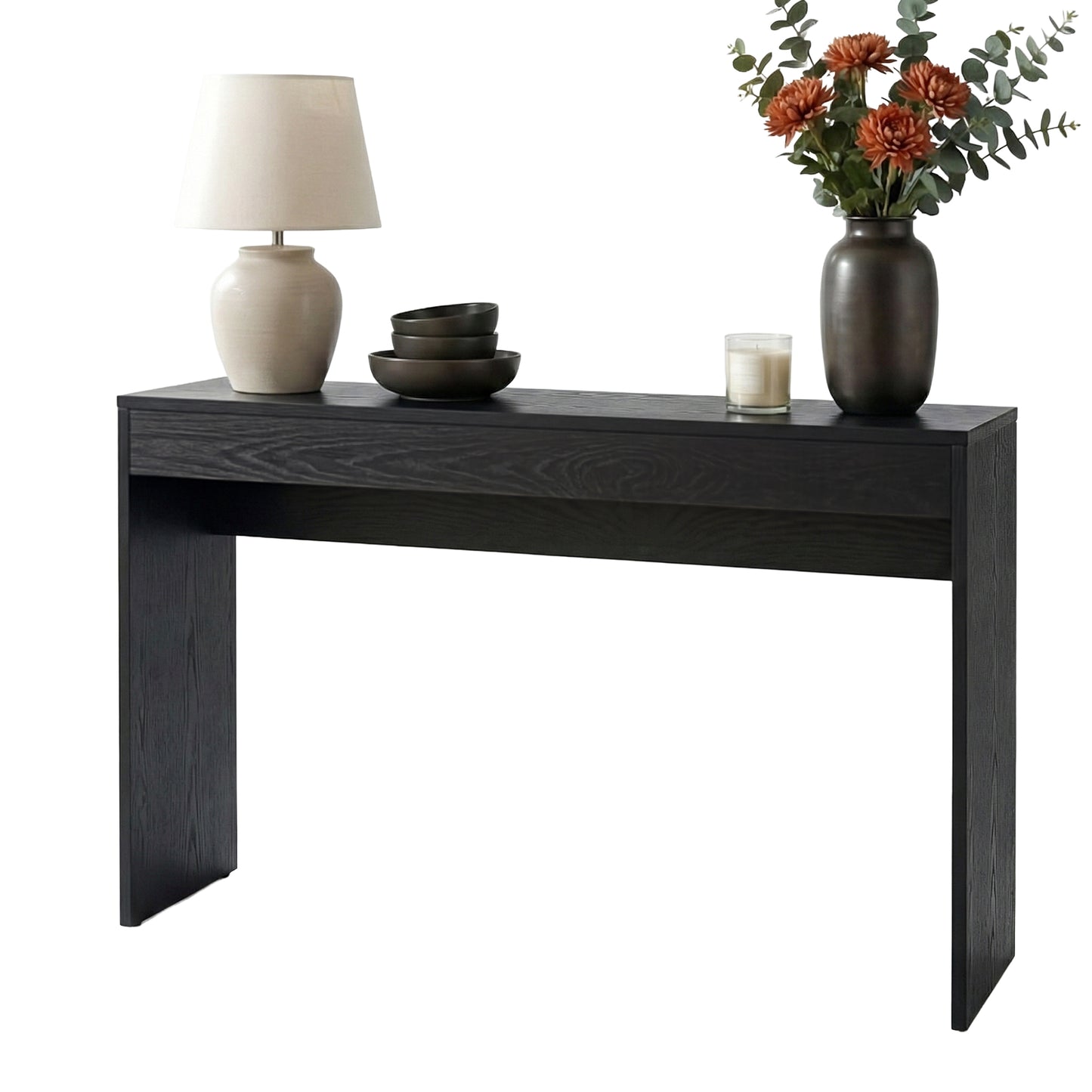 Console Table Hallway Sofa Entryway Entrance 120CM - Black
