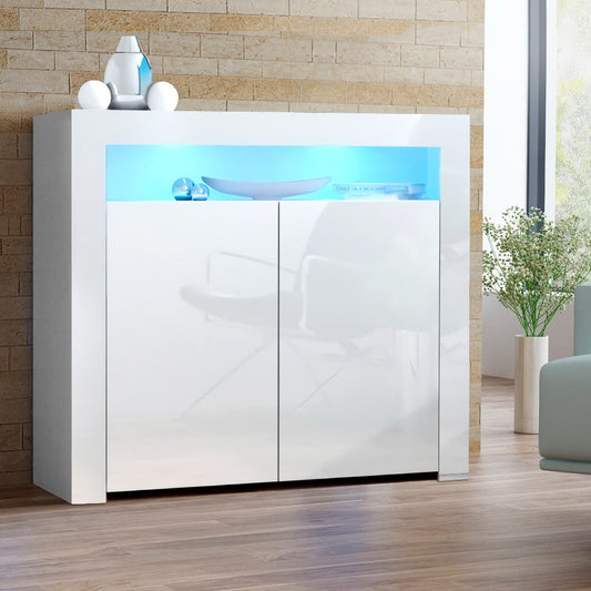 Soren Wooden Buffet Sideboard - White