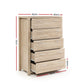 Harlech Queen Bedroom Suite 5 Piece 1x Queen Mattress, 1x Queen Fabric Bed Frame, 2x Wooden Bedside Tables and 1x Tallboy