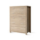 Artiss 5 Chest of Drawers - Pine
