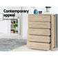 Artiss 5 Chest of Drawers - Pine