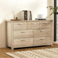 Artiss 7 Chest of Drawers - Pine