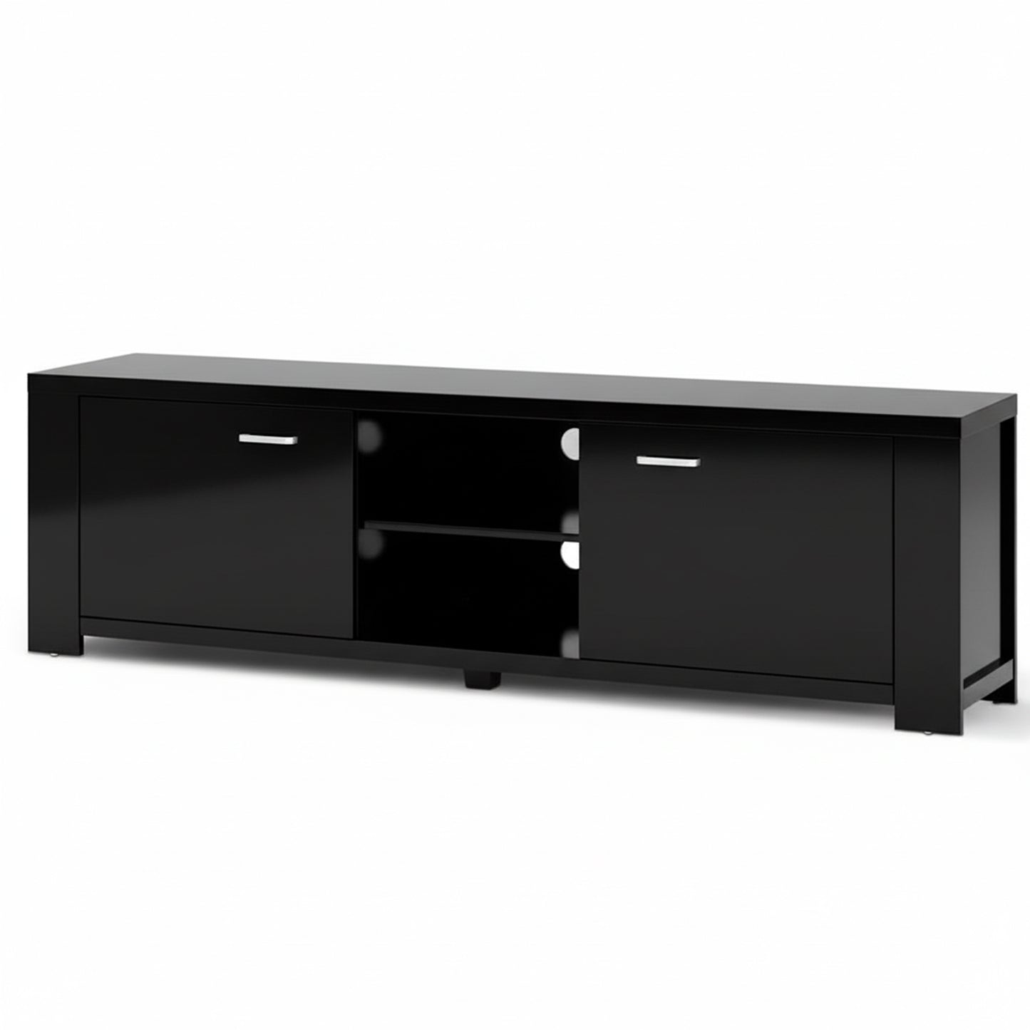 Zarela 160cm TV Cabinet Entertainment Unit - Black
