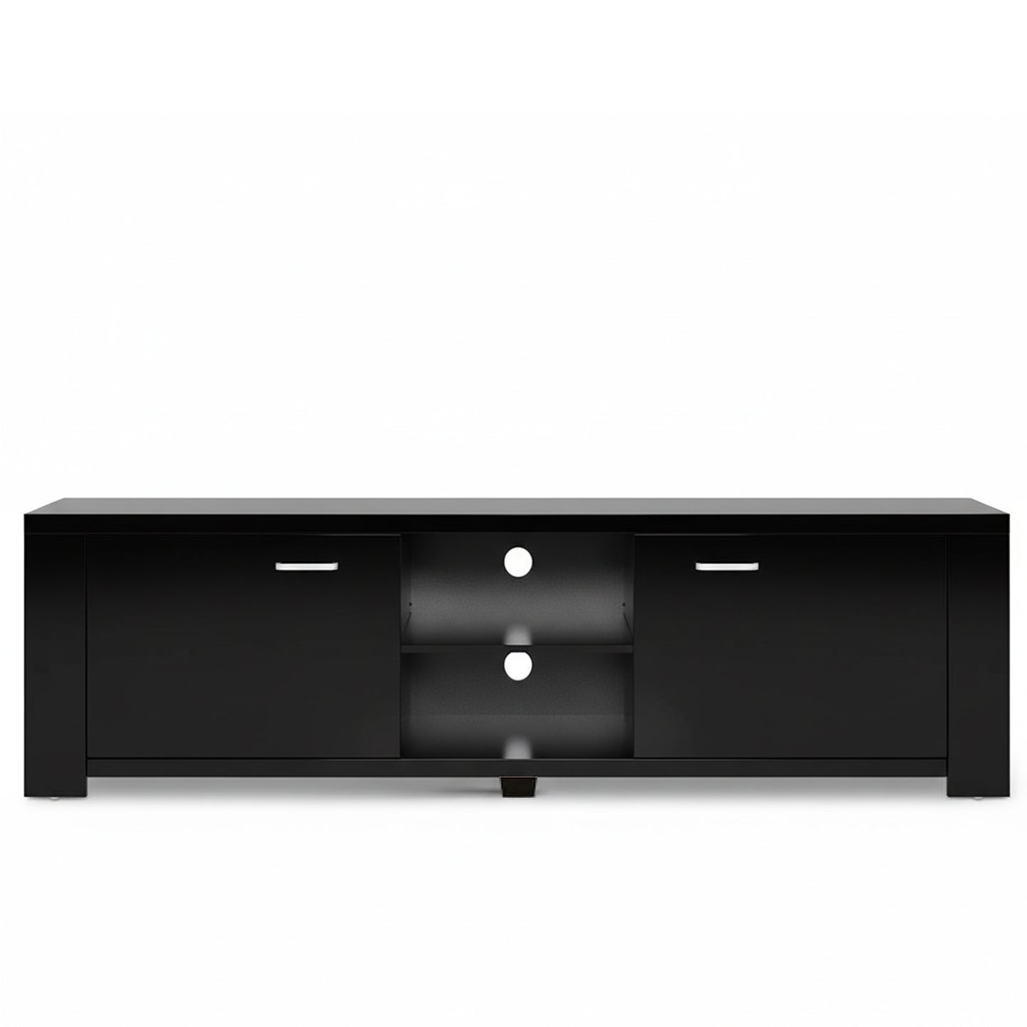 Zarela 160cm TV Cabinet Entertainment Unit - Black