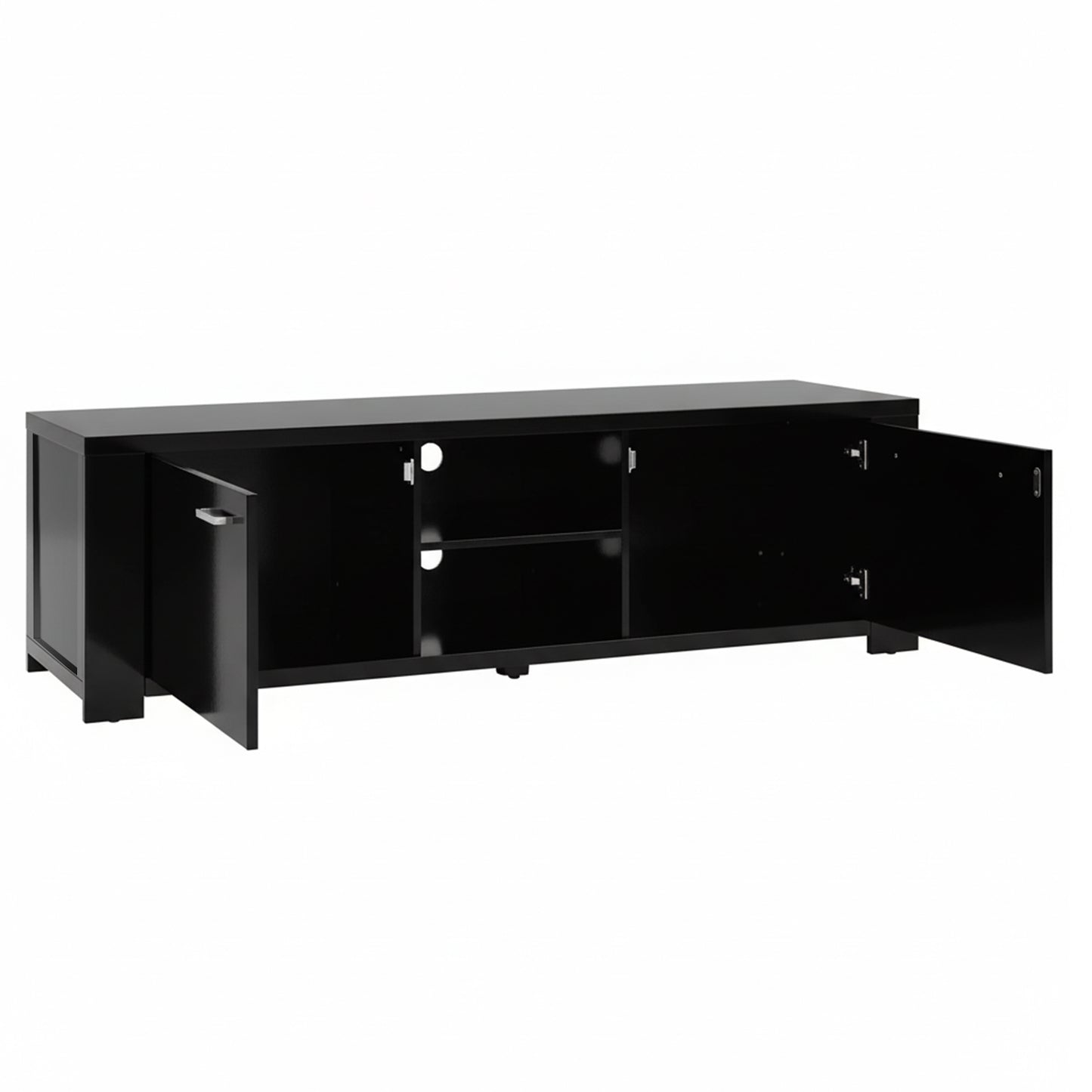Zarela 160cm TV Cabinet Entertainment Unit - Black