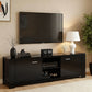 Zarela 160cm TV Cabinet Entertainment Unit - Black
