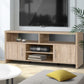 Savea 140cm TV Cabinet Entertainment Unit Stand Storage Shelf Sideboard - Oak
