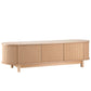 Yvaine 160cm TV Unit Entertainment Unit Storage Cabinet - Pine