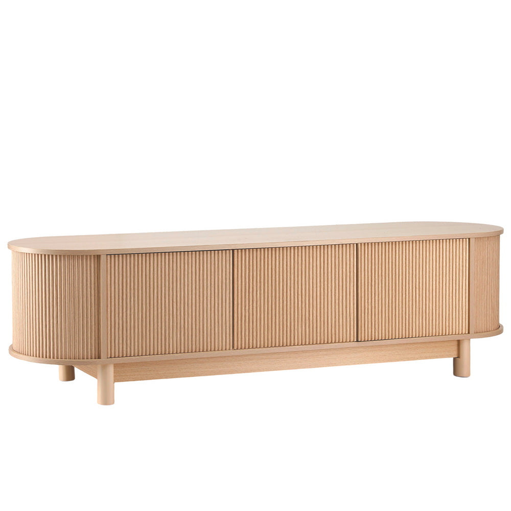 Yvaine 160cm TV Unit Entertainment Unit Storage Cabinet - Pine