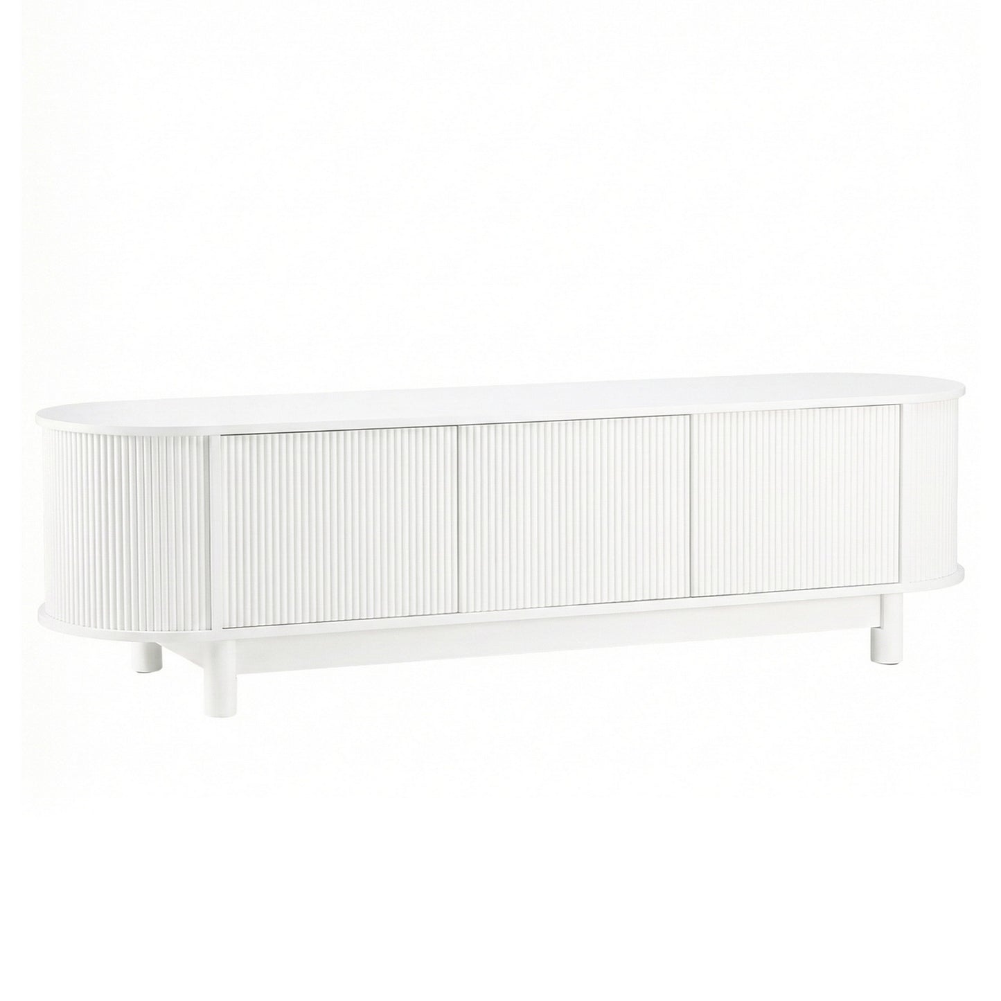 Yvaine 160cm TV Unit Entertainment Unit Storage Cabinet - White