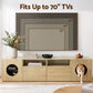 Monique 185CM TV Unit with Cat House Storage Cabinet - Pine