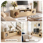 Monique 185CM TV Unit with Cat House Storage Cabinet - Pine