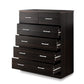 Artiss 6 Chest of Drawers - Walnut