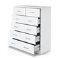 Artiss 6 Chest of Drawers - White
