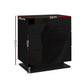 Set of 2 Lachine Bedside Tables LED with 3 Drawers - Black
