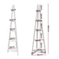 Artiss Bookshelf Corner Shelf 5 Tiers - Cane White
