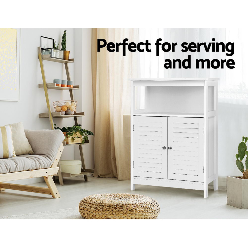 Draven Wooden Buffet Sideboard - White