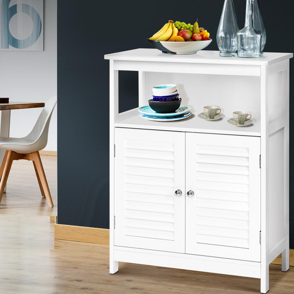 Draven Wooden Buffet Sideboard - White