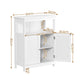 Set of 2 Draven Buffet Sideboard Cabinet Server Cupboard Kitchen Bathroom Storage - White