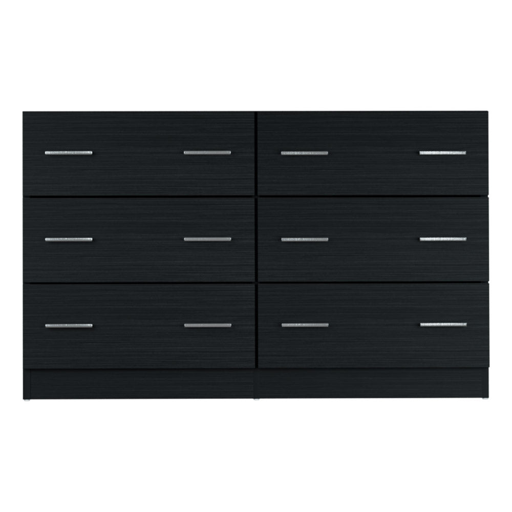 Artiss 6 Chest of Drawers - Black