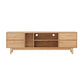 Inez 180cm Entertainment Unit Stand TV Cabinet Storage Drawer Shelf - Wood