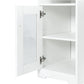 Artiss Computer Desk Shelf Cabinet L-Shape White 150cm