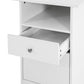 Artiss Computer Desk Shelf Cabinet L-Shape White 150cm