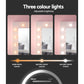 Dressing Table LED Makeup Mirror Stool Set 12 Bulbs Vanity Desk White