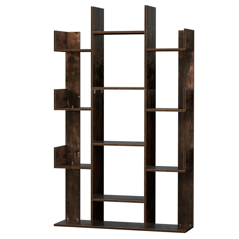 Artiss Tree-Shaped Bookshelf Romi Walnut