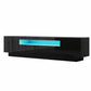 Thessaly 180cm TV Unit Entertainment Unit Storage Drawer RGB LED - Black