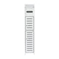 Bathroom Storage Cabinet 3-Tier Slim Toilet Paper Holder Organizer White