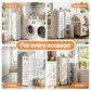 Bathroom Storage Cabinet 3-Tier Slim Toilet Paper Holder Organizer White