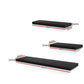 3-piece Floating Wall Shelves - Black