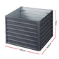 Set of 2 Garden Bed 100x100x77cm Planter Box Raised Container Galvanised