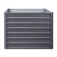 Set of 2 Garden Bed 100x100x77cm Planter Box Raised Container Galvanised